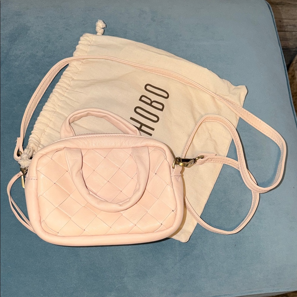 Limited Edition HOBO Light Pink Quilted Crossbody Bag